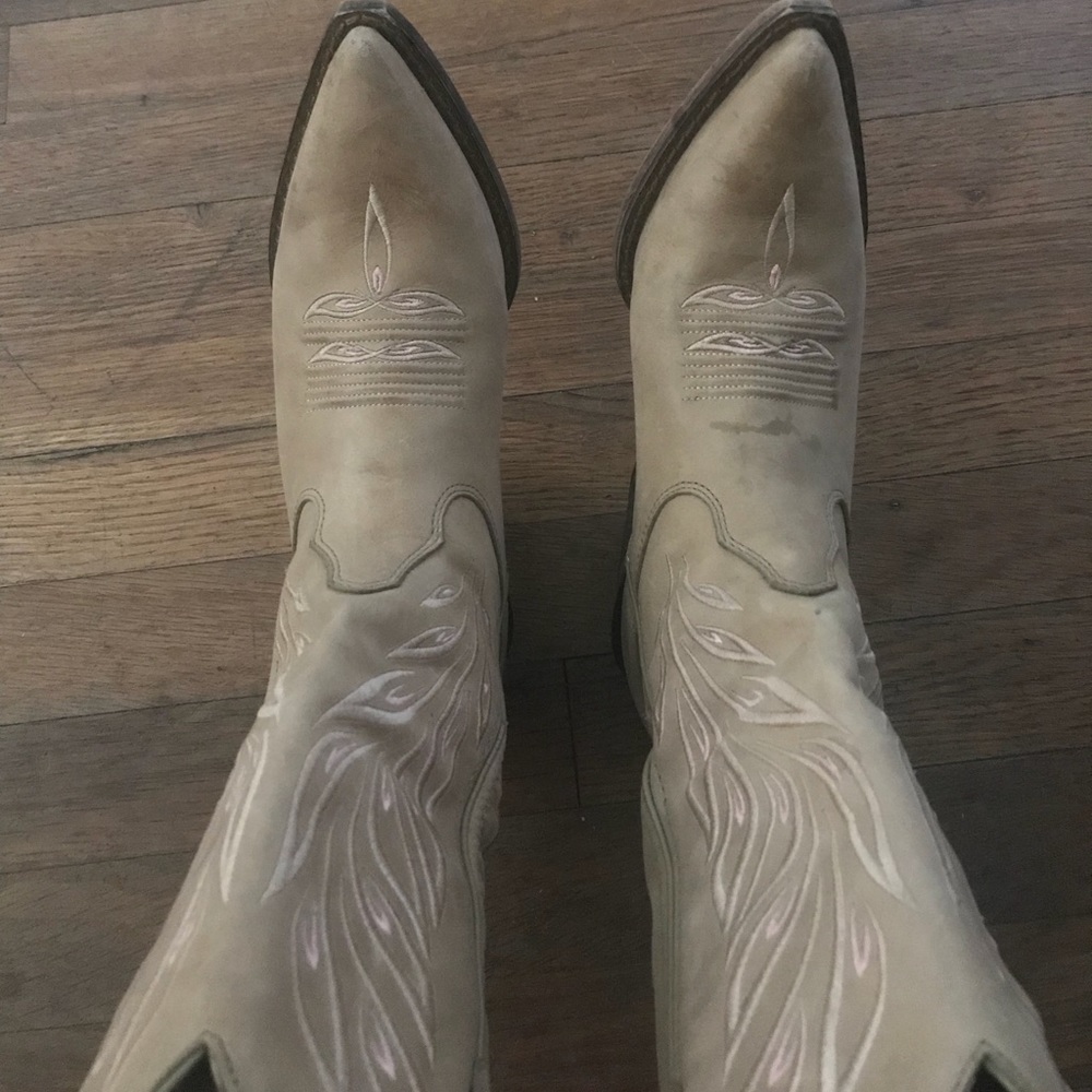 Crush genuine leather cowboy boots